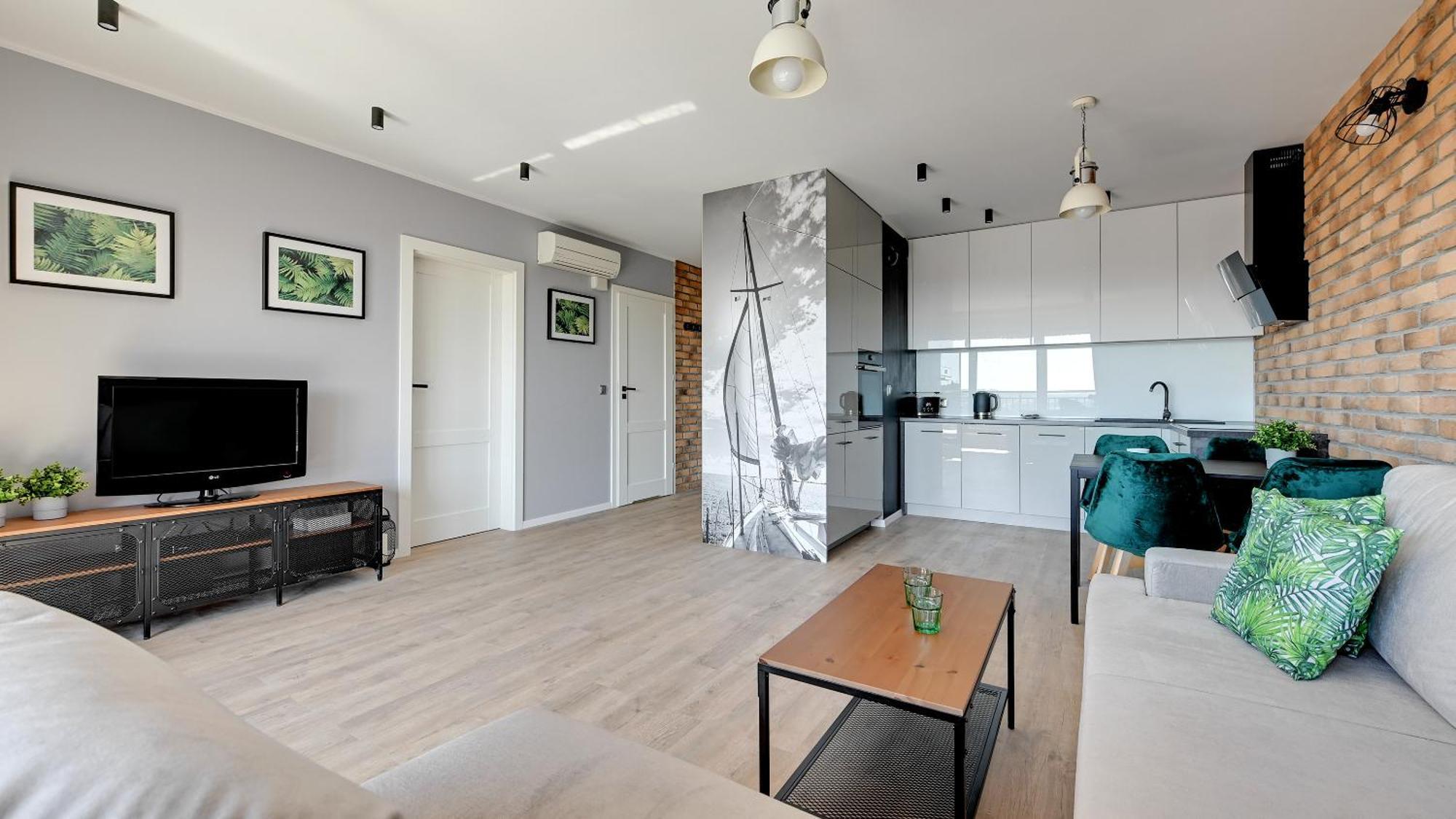 Dom & House - Apartments Waterlane Island Gdaňsk Pokoj fotografie